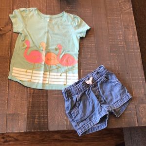 Circo summer flamingo outfit